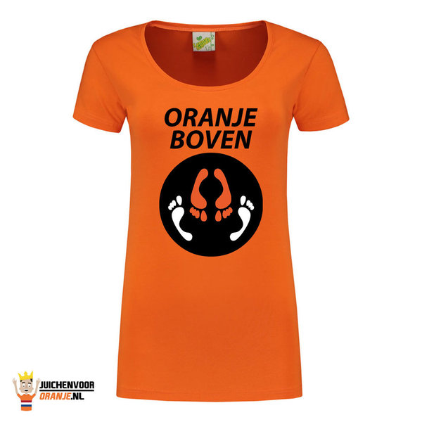 Oranje boven T-shirt