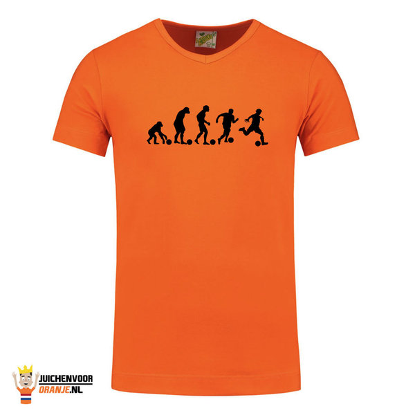 Voetbal evolutie T-shirt