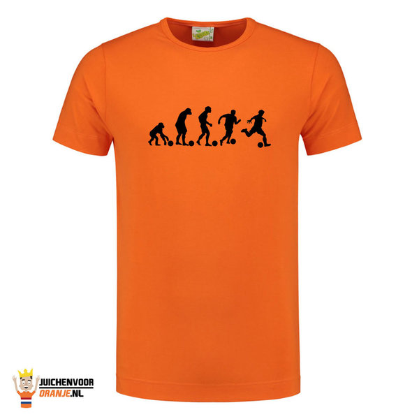 Voetbal evolutie T-shirt