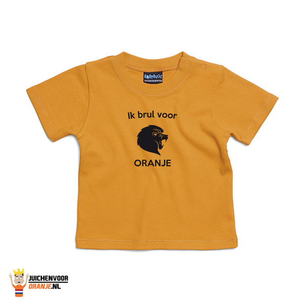 Ik brul voor oranje baby T-shirt