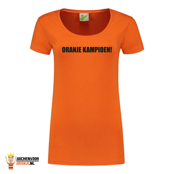 Oranje kampioen T-shirt