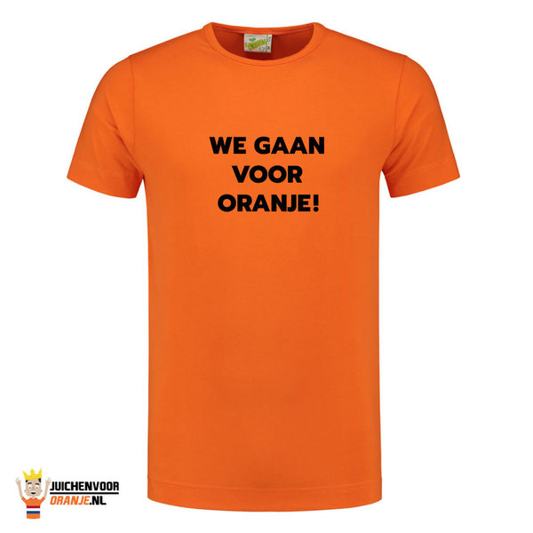 We gaan voor oranje T-shirt