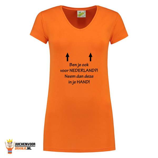 Ben je ook voor Nederland vrouw T-shirt