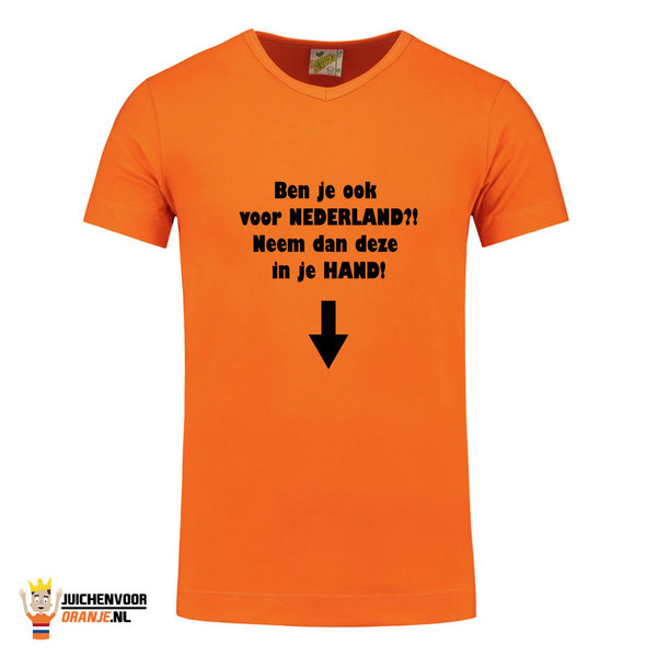 Ben je ook voor Nederland man T-shirt